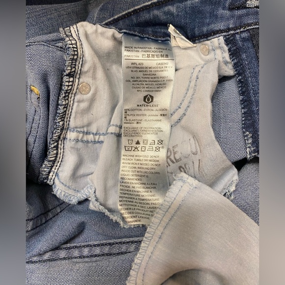 LEVIS signature womens modern straight stretch jeans size 4M. - Picture 9 of 11